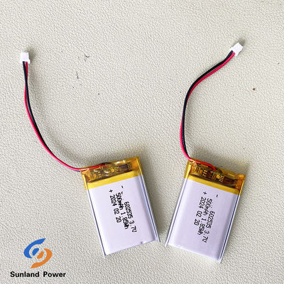 Baterias de iões de lítio de polímero LP602535 3.7V 500mAh Para produtos domésticos pequenos
